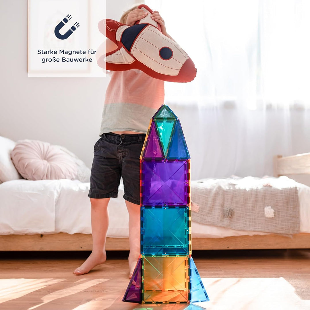 Connetix Magnetische Fliesen Regenbogen Megapackung, 212 Stück