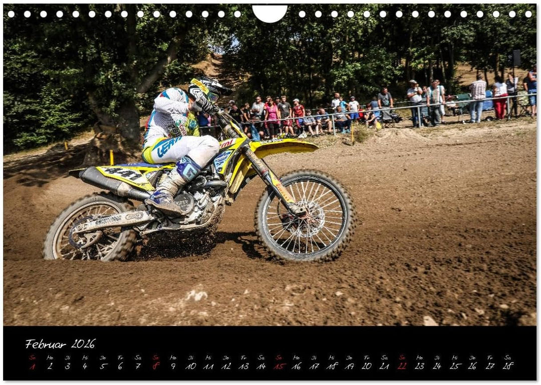 Motocross Racing 2026 (Wandkalender 2026 DIN A4 quer), CALVENDO Monatskalender: Actionreiche Fotos a