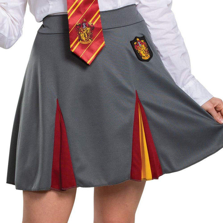 Disguise Damen Gryffindor Skirt Kostüm-Unterteile, Grau & Gold, XL Grau & Gold XL, Grau & Gold XL