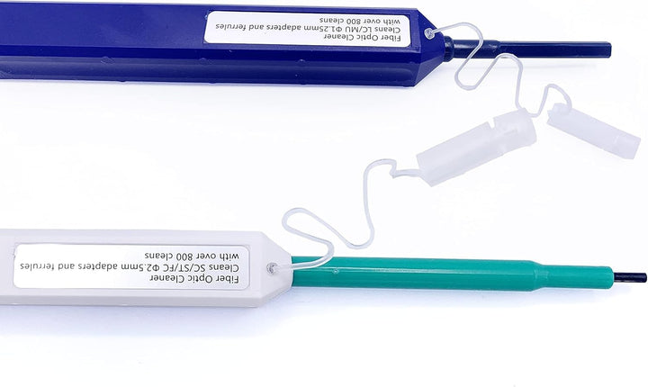 Elfcam® - Glasfaser Reinigungsstifte, LWL Reinigungsstift für LC/SC/FC/ST/ E2000 Steckverbindungen,