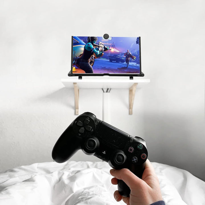 STEBRUAM 16 Zoll Handy Lupe,3D HD Handy Bildschirmlupe Vergrösserung Videos Ausziehbarer HD Bildschi