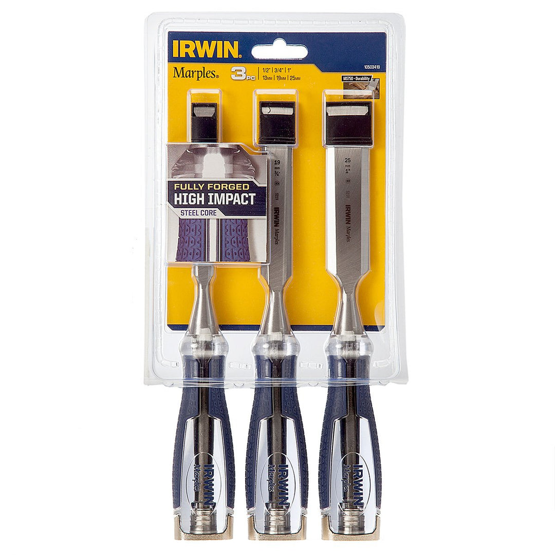 Irwin Marples M750 Meissel, weich, splittersicher, 3 Stück 3 unidades, 3 unidades