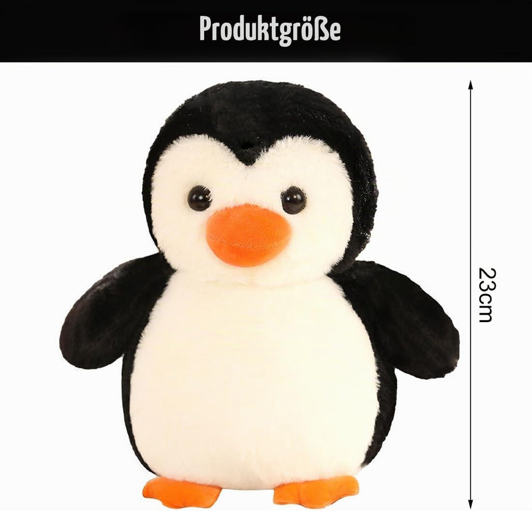 Aurasky Pinguin Kuscheltier Süss, Plüschtier Pinguin 23cm, Pinguin Stofftier zum Kuscheln &amp; Spielen,