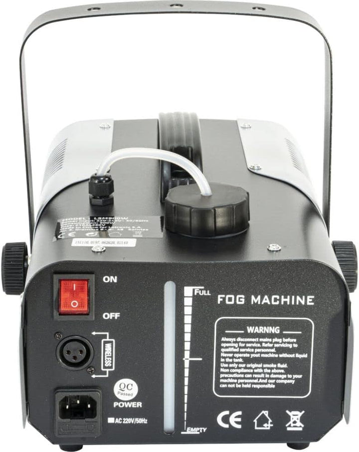 Ibiza - LSM900W - 900W Nebelmaschine mit Fernsteuerung - Schwarz und grau Maschine 900W, Maschine 90