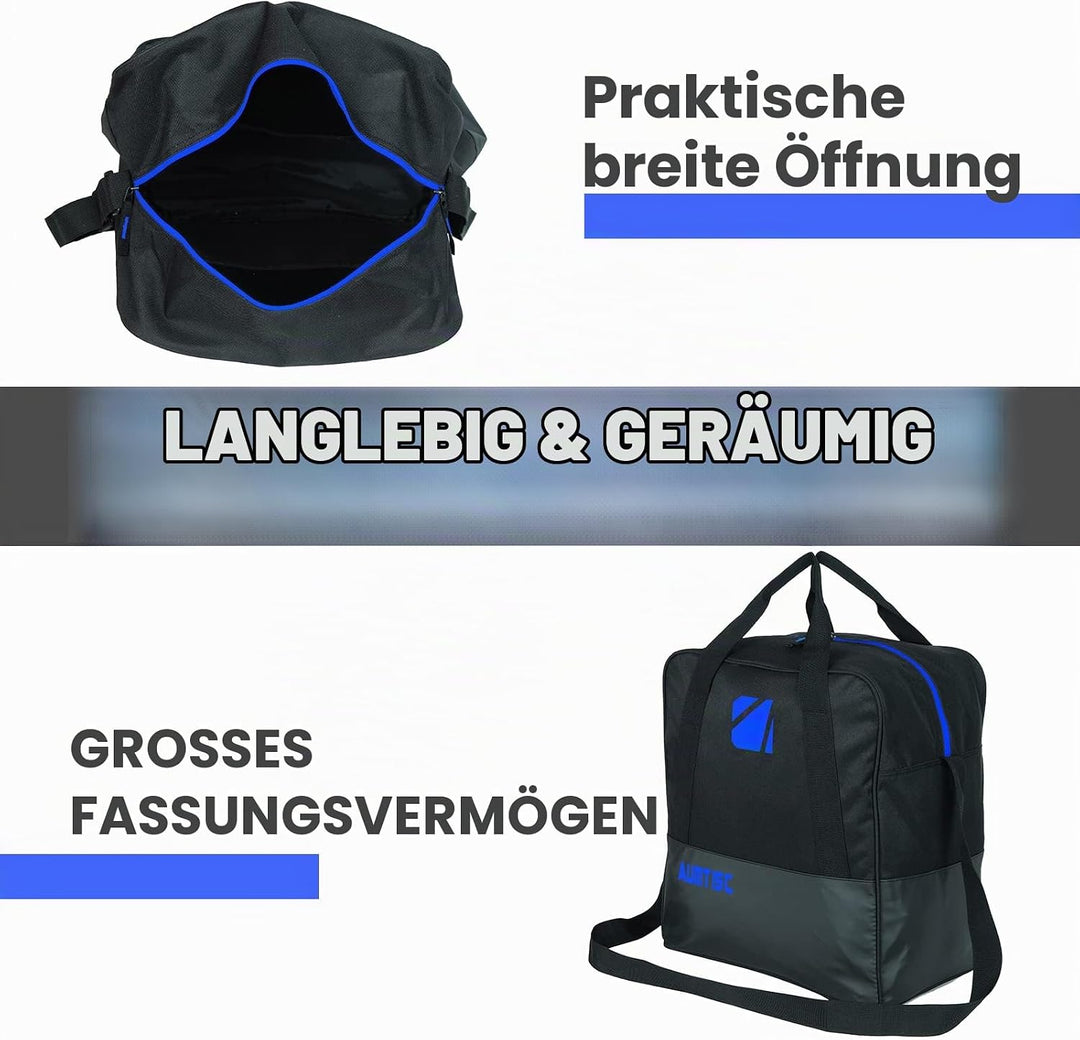 AUMTISC Skitasche und Skischuhtasche Combo - Skitaschen für Flugreisen - gepolsterte Schneeskitasche