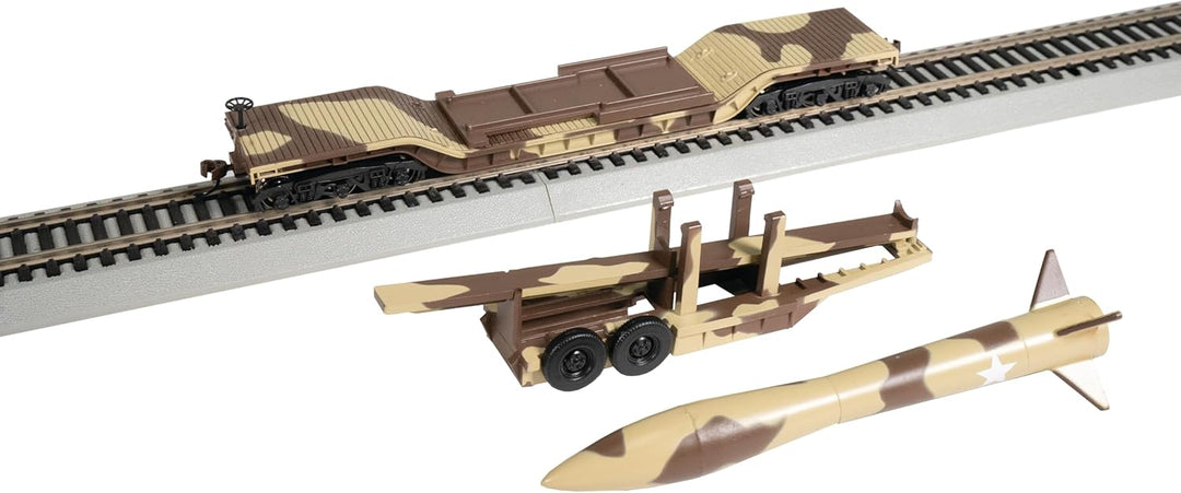 Bachmann Spur HO 52' Depressed-Center Flatcar Strike Force