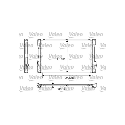 VALEO Kondensator Klimaanlage 817675