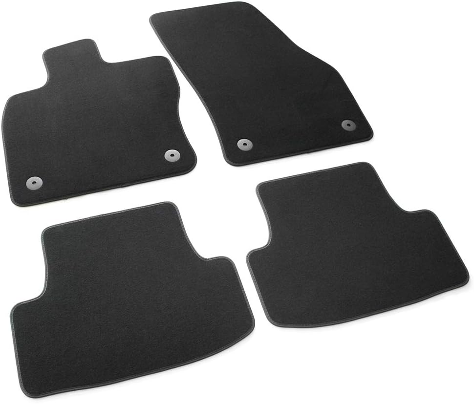 Seat 575863011LOE Premium Textil Fussmatten 4X Stoffmatten Velours Matten, schwarz