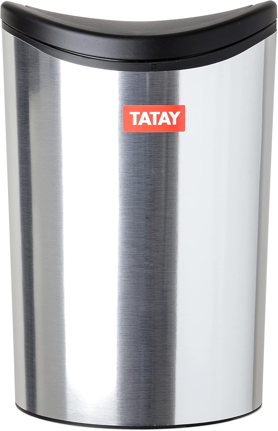 TATAY Mülleimer Bad, 6L Kapazität, Polypropylen, BPA frei, Taupe. Massnahmen 19 x 19 x 28 cm, Metall