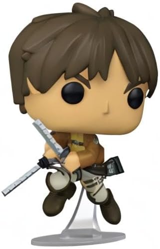Funko Pop! Animation: Attack On Titan - Eren Jaeger Yeager - Vinyl-Sammelfigur - Geschenkidee - Offi