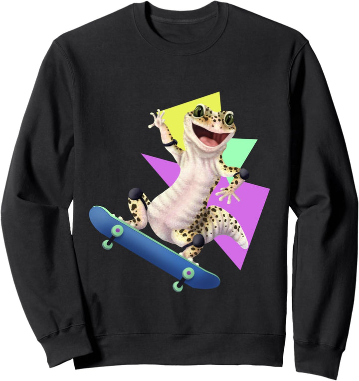 Skateboard Leopardgecko Sweatshirt