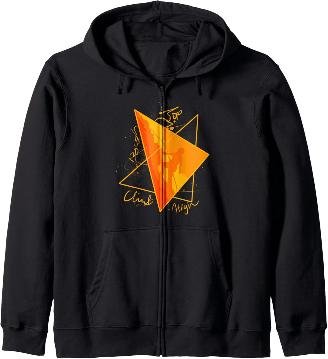 Retro Klettern Geschenk Kletterer Kapuzenjacke
