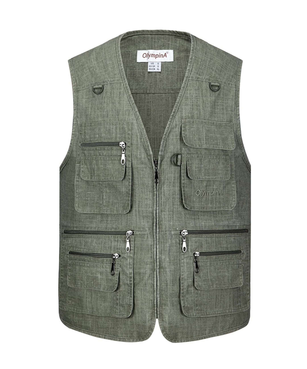 Btmpmcs Herren Outdoor Anglerweste mit vielen praktischen Taschen Sommer Atmungsaktiv Multifunktions