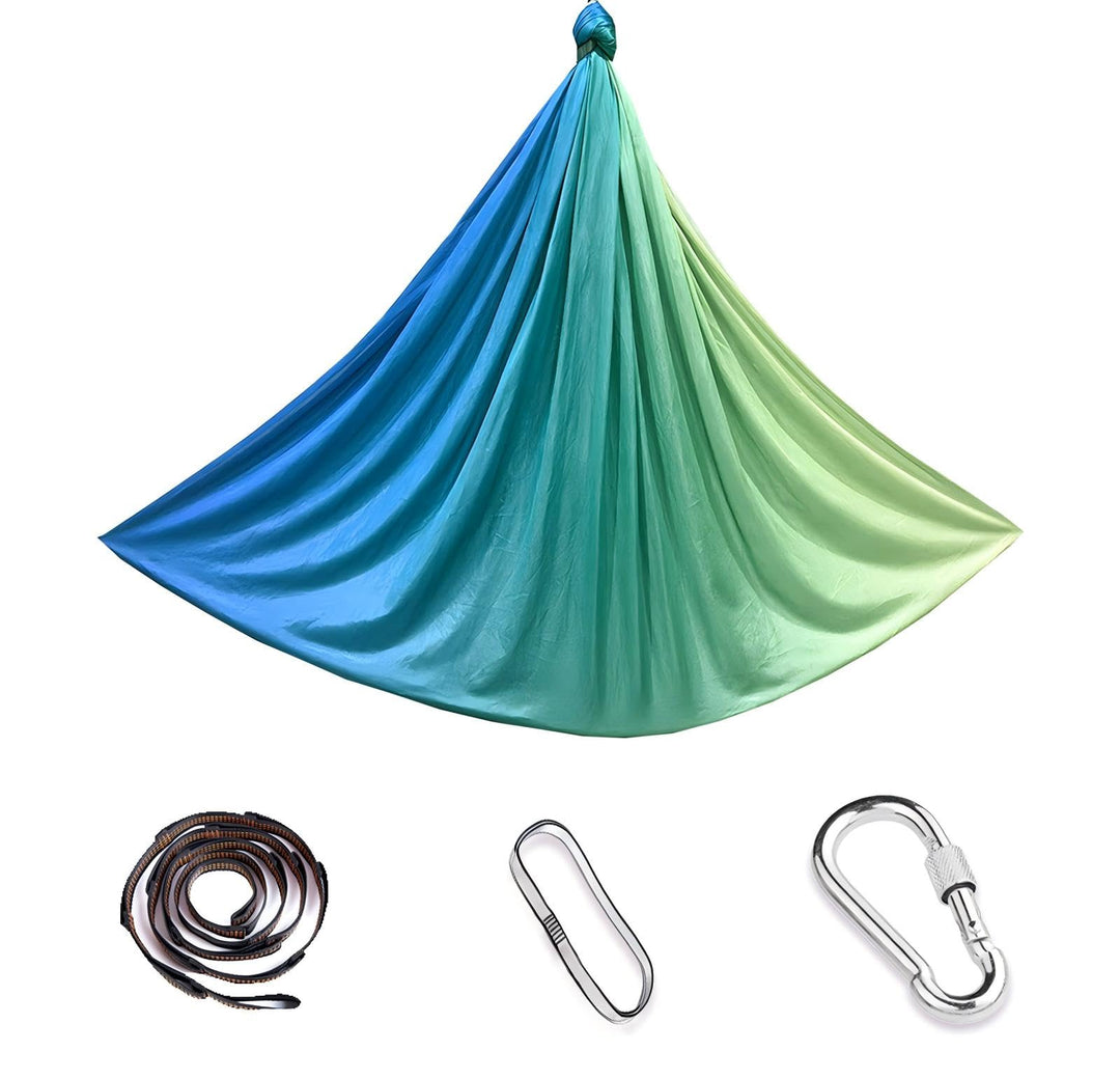 iPalamila Aerial Yoga Set, 200 Kg Max,Klein(Grün,150x280CM)