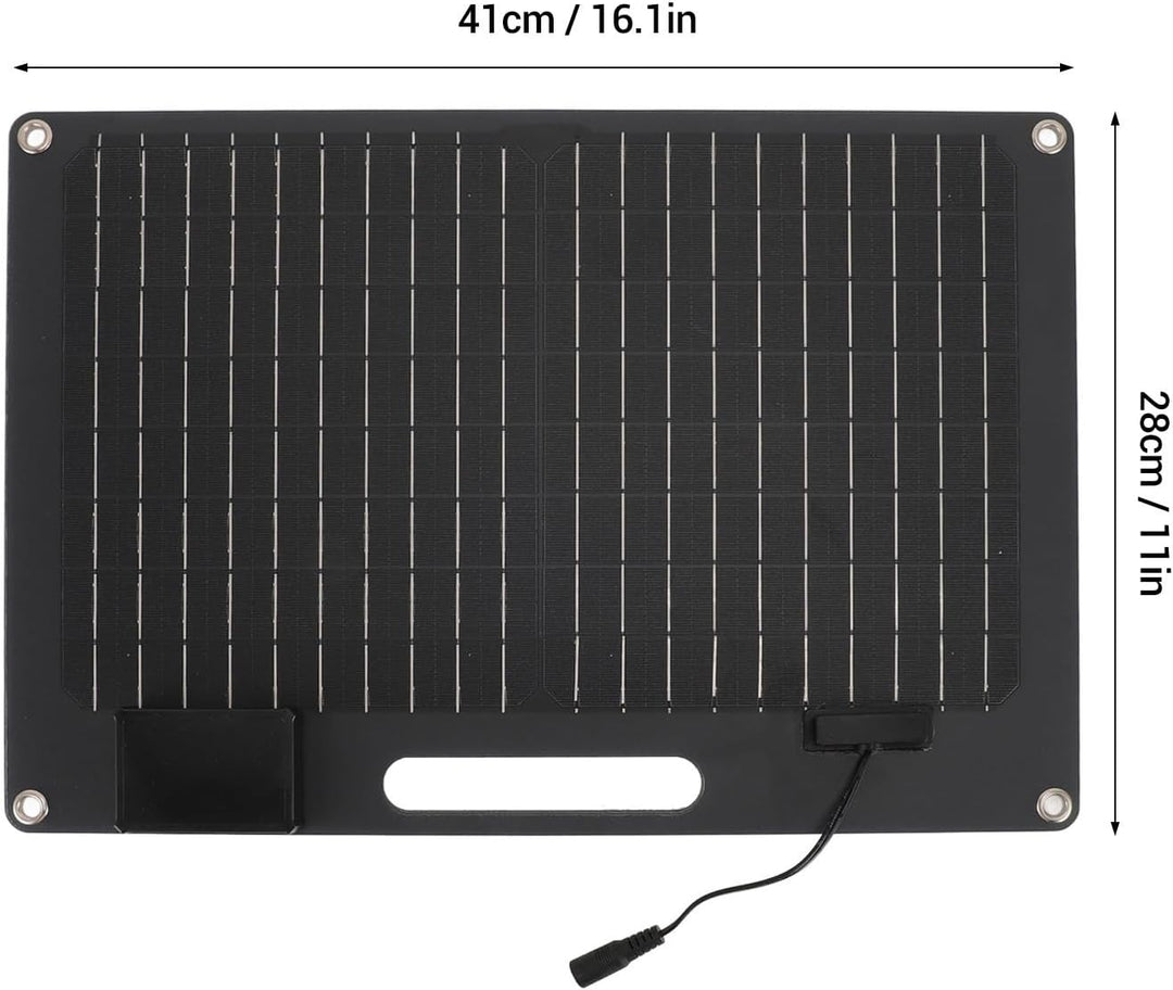 100 W Tragbares Solarpanel, USB-Ausgänge, Schnelles Aufladen, Hocheffizientes Solarpanel-Ladegerät f