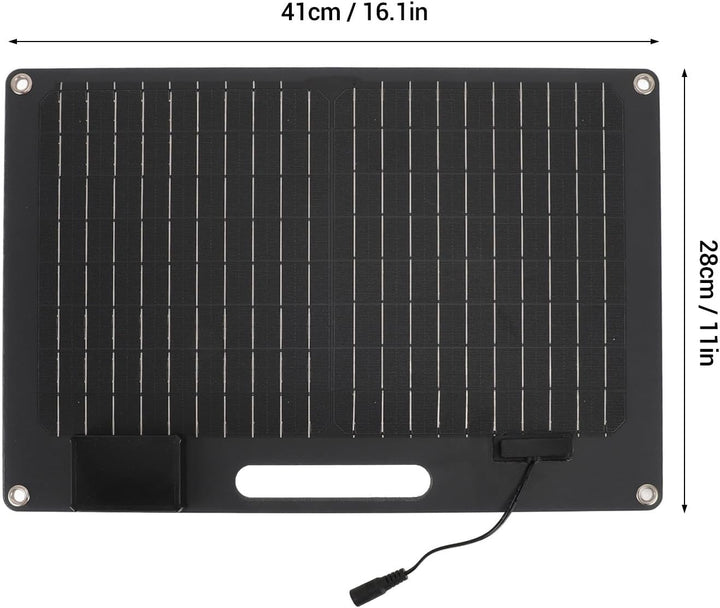 100 W Tragbares Solarpanel, USB-Ausgänge, Schnelles Aufladen, Hocheffizientes Solarpanel-Ladegerät f