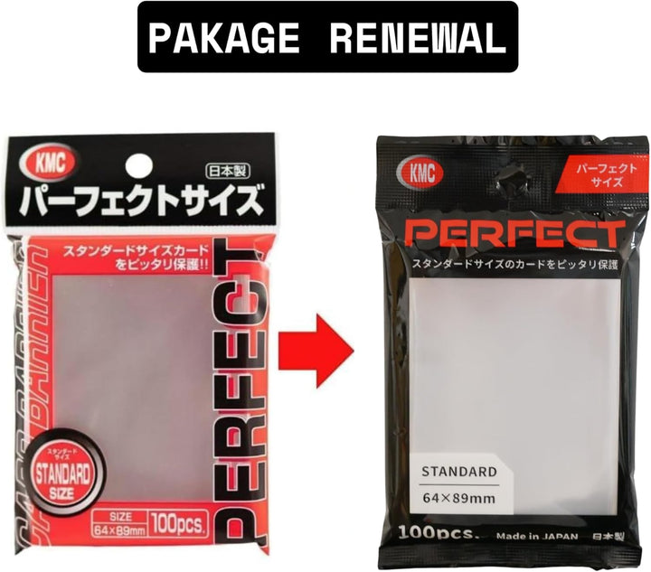 KMC 100 Karte Barriere Perfekte Grösse (10 Packungen/Gesamt 1000) 10-pack, 10-pack