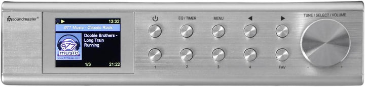 Soundmaster IR1500SI Internetradio DAB+ Digitalradio Netzwerkplayer UPNP Bluetooth Küchenunterbaurad