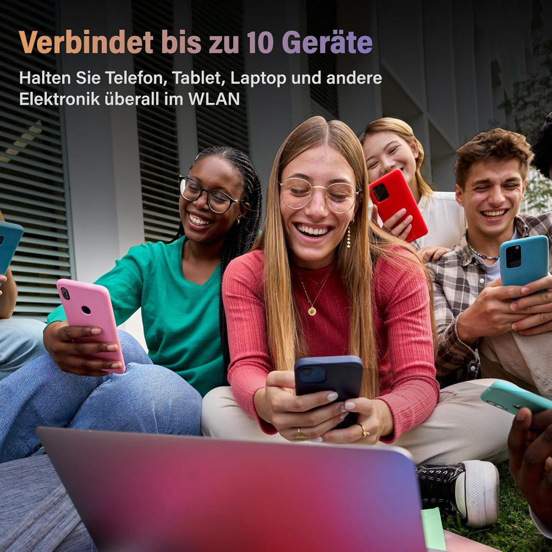GlocalMe G4Pro 4G LTE Mobiler WLAN Router 2.4GHz/5G Hz, Mit 1GB globalen 16GB EU+US Daten, Keine SIM