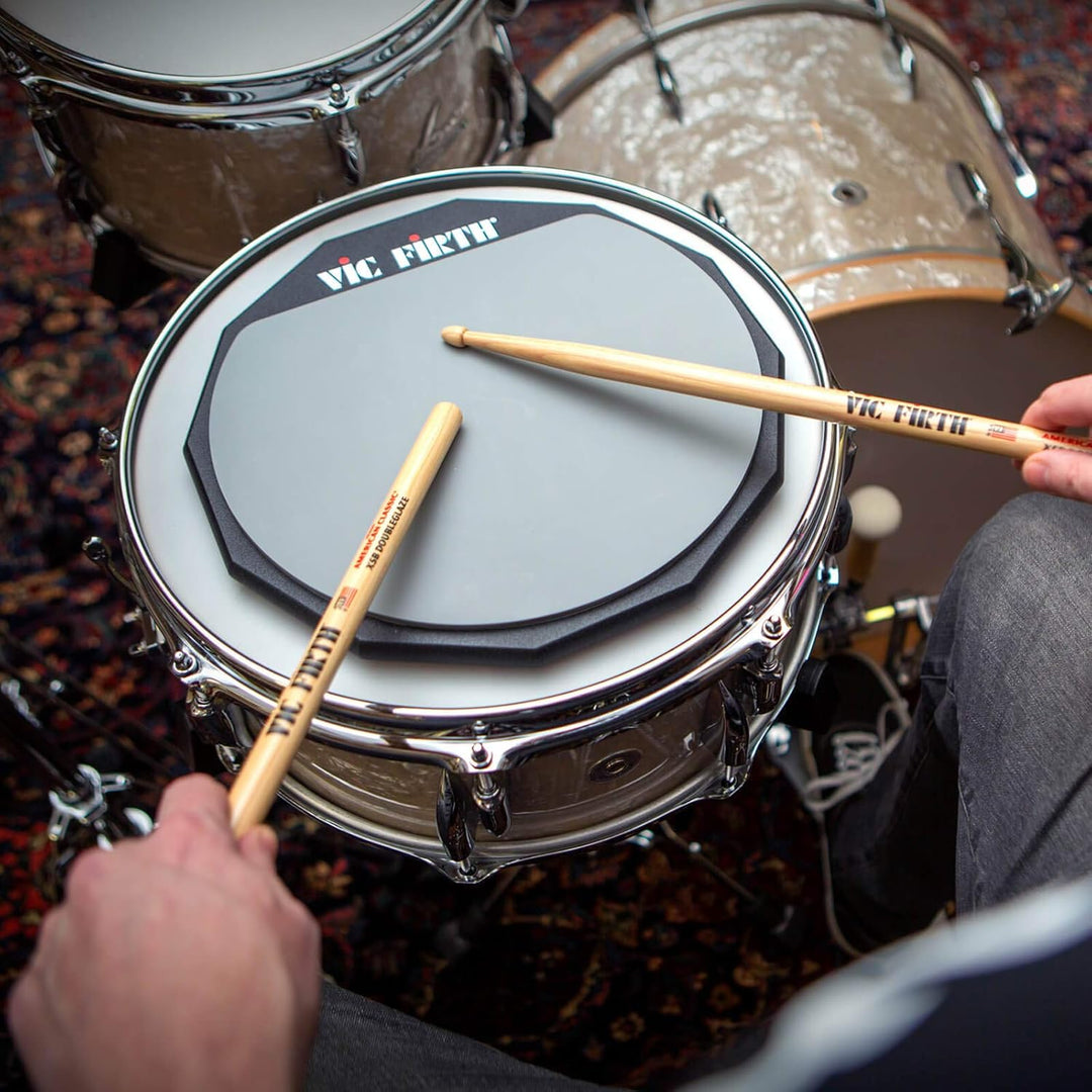 Vic Firth Double Sided Practice Pad - 12 inch 12" Double Side Single, 12" Double Side Single
