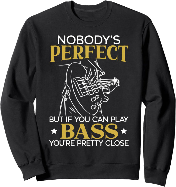 Bassgitarrenspieler Bassist Gitarristen Musiker Sweatshirt