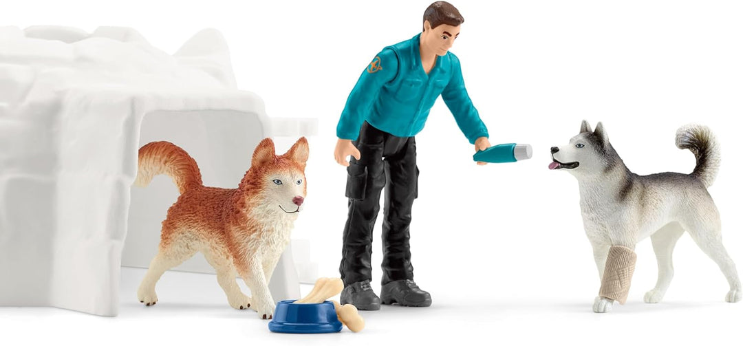schleich 42624 Antarktis Expedition Nat Geo, für Kinder ab 3+ Jahren, WILD LIFE - Spielset Single, S