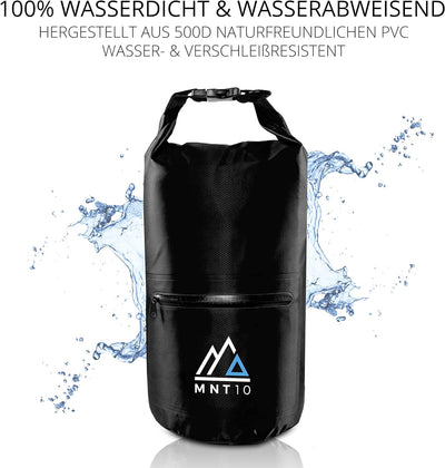 MNT10 Dry Bag Packsack wasserdicht mit Tragegurt I Dry Bags Waterproof in 10l oder 20l I Wasserfeste