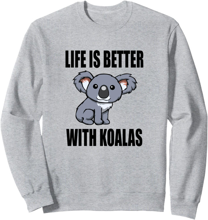 Leben mit Koalas Niedlicher Koala Bär Wildlife Sweatshirt