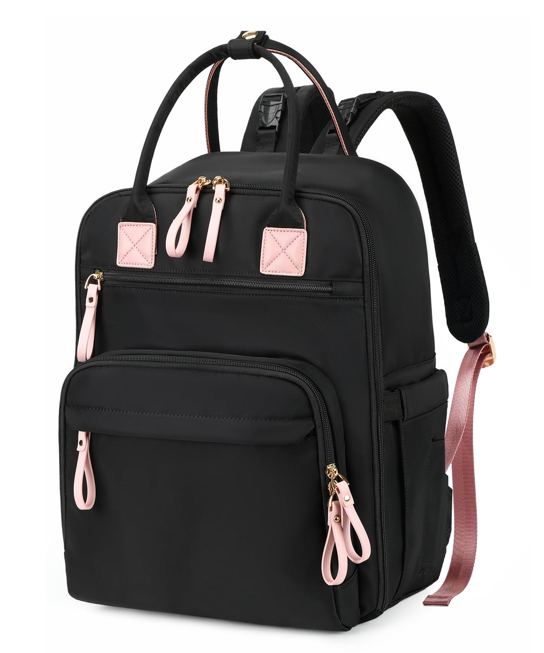 18-Pockets Windel Bag Rucksack mit wasserdichten Taschen und Kinderwagen Schnalle, wandelbare Traget