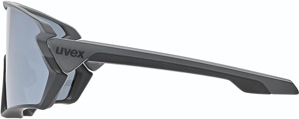 Uvex Unisex Sportstyle 231 Sportbrille (1er Pack) Einheitsgrösse black-grey mat/mirror silver, Einhe