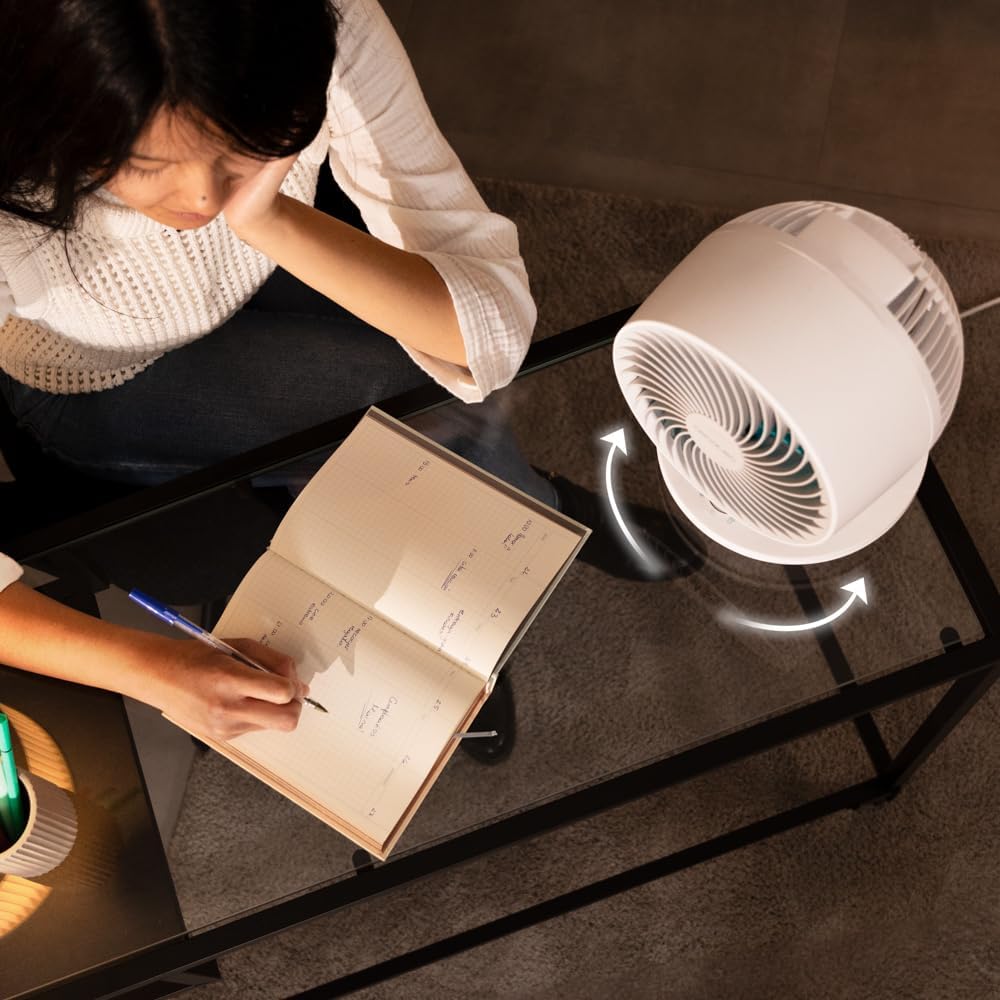 Cecotec - Tischventilatoren EnergySilence 800 Cyclone Desk, 40 W Leistung, Durchmesser 20 cm, 3 Gesc