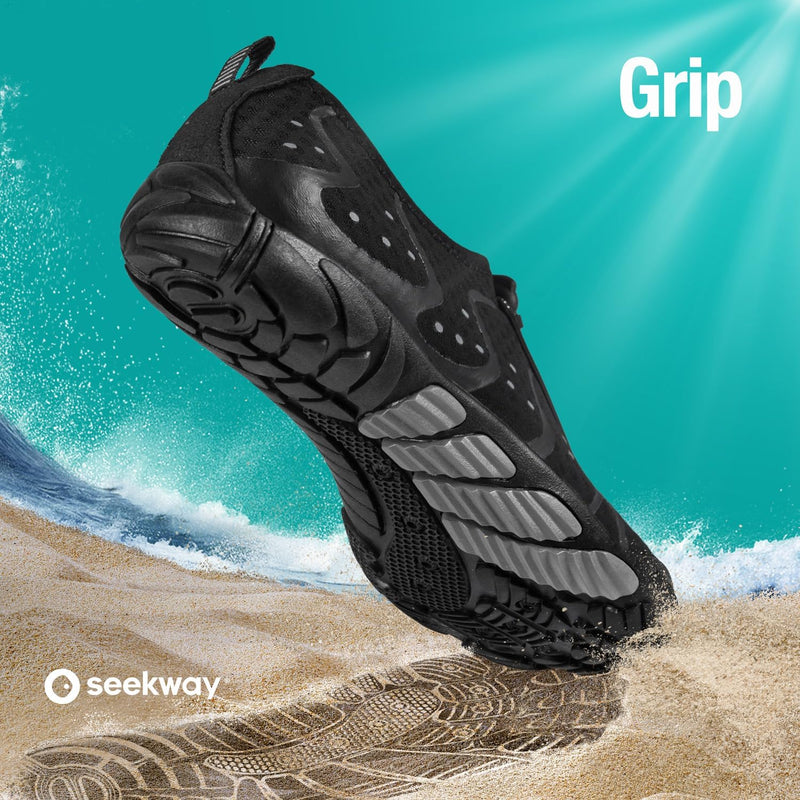 SEEKWAY Wasserschuhe Damen Herren Erwachsene Quick-Dry Aquaschuhe Schwimmen Fluss Pool See Wandern K
