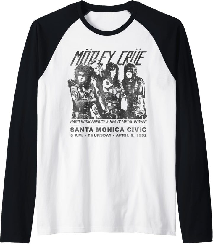 Mötley Crüe - Santa Monica Civic Auditorium Raglan