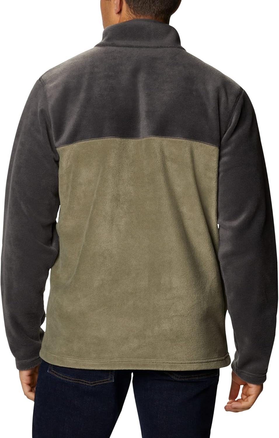 Columbia Herren Steens Mountain Half Snap Pullover Sweater Stone Green, Shark S, Stone Green, Shark
