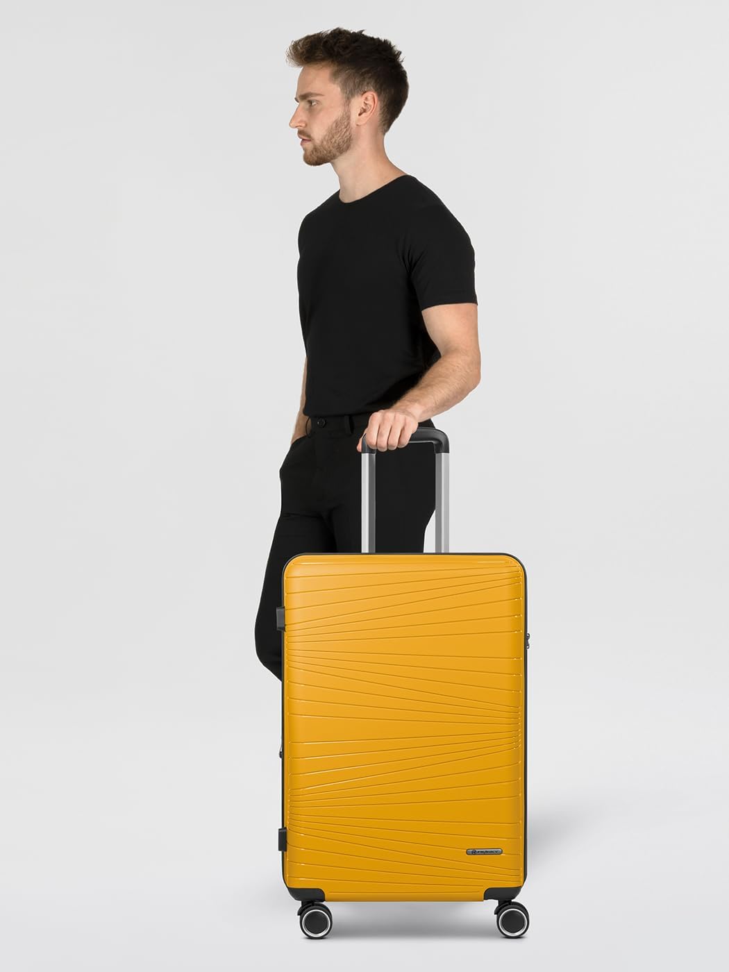 Franky Dallas 3.0 Hartschalen-Trolley mit 4 Rollen 65cm | Ausgestattet mit TSA-Schloss, Dehnfalte, L