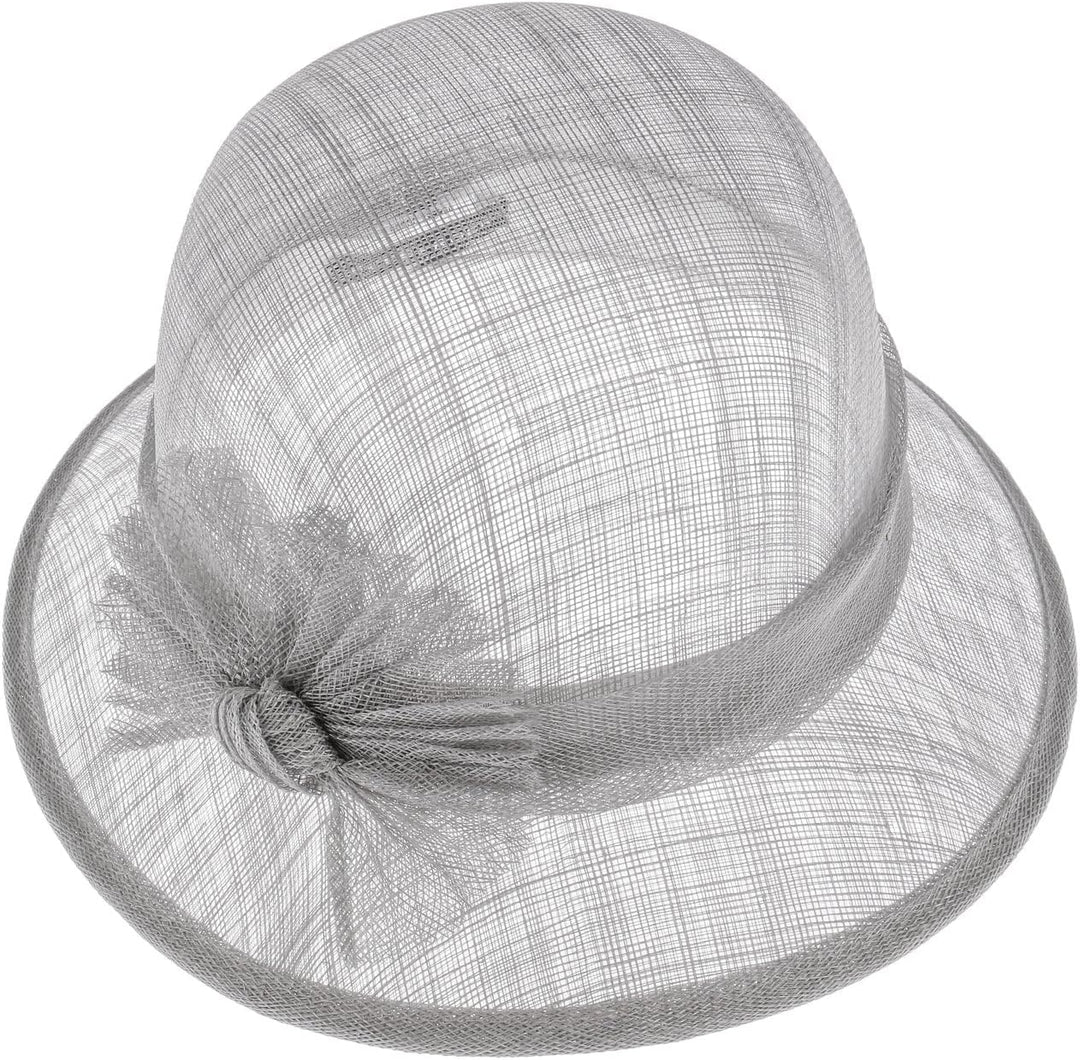Seeberger Valeska Sinamay Strohhut Damenhut Sommerhut Strohglocke (One Size - grau)