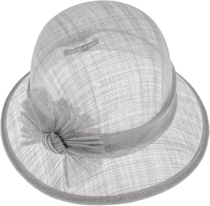 Seeberger Valeska Sinamay Strohhut Damenhut Sommerhut Strohglocke (One Size - grau)