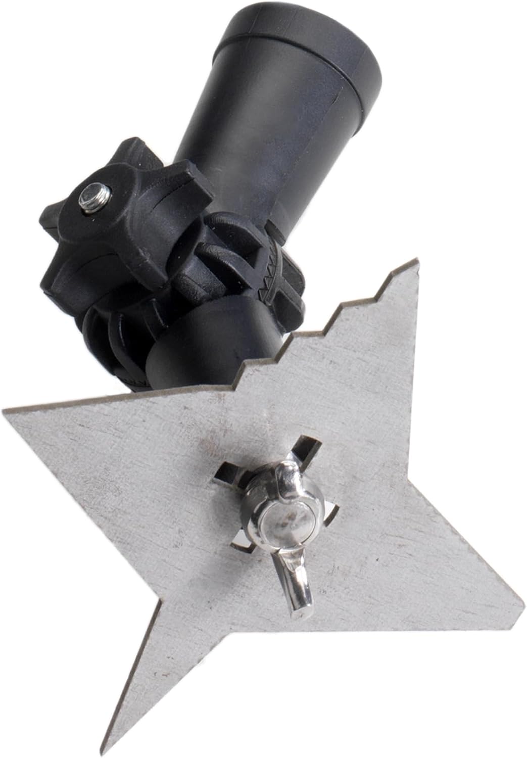 Maximex 4-Zack Fugenkratzer mit Teleskopstiel für Garten, Hof und Einfahrt Silber matt