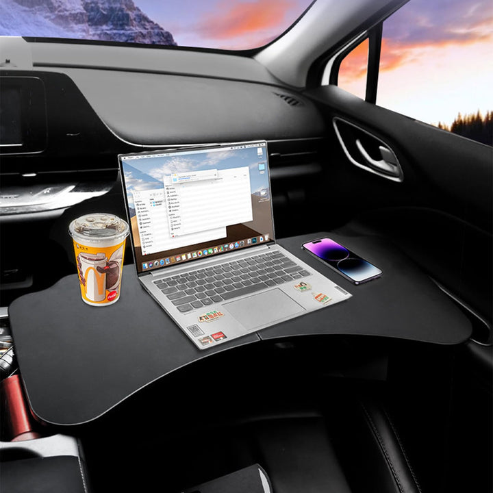 Tragbare Auto Tisch Klappbar Multifunktionaler Auto Laptop Tisch für Fahrer und Beifahrer Mobiler Au