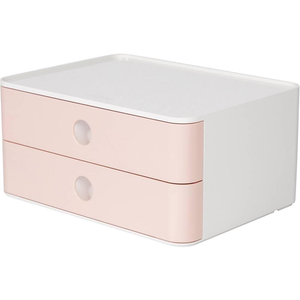 HAN Schubladenbox Allison SMART-BOX mit 2 Schubladen und Trennwand, Kabelführung, stapelbar, Utensil