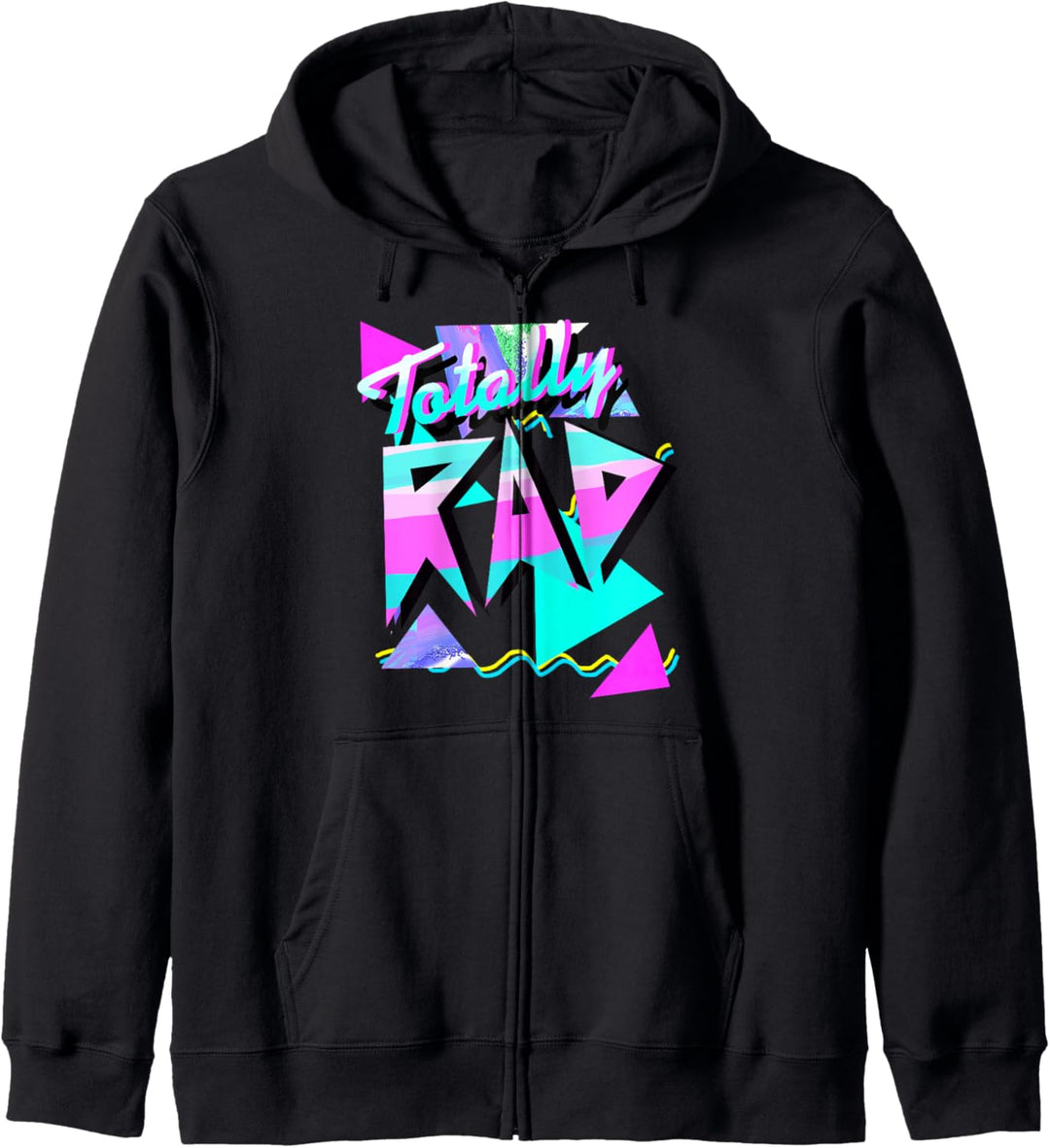 1980er-Style Totally Rad 80s Casual Hipster v.10.1 Kapuzenjacke