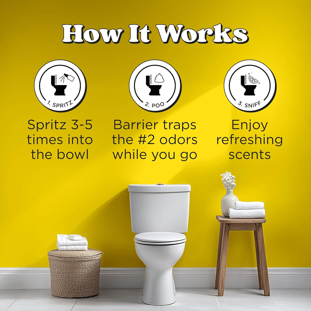 Poo-Pourri Before-You-Go WC-Spray 4 oz weiss Original Citrus Scent 118 ml (1er Pack), Original Citru