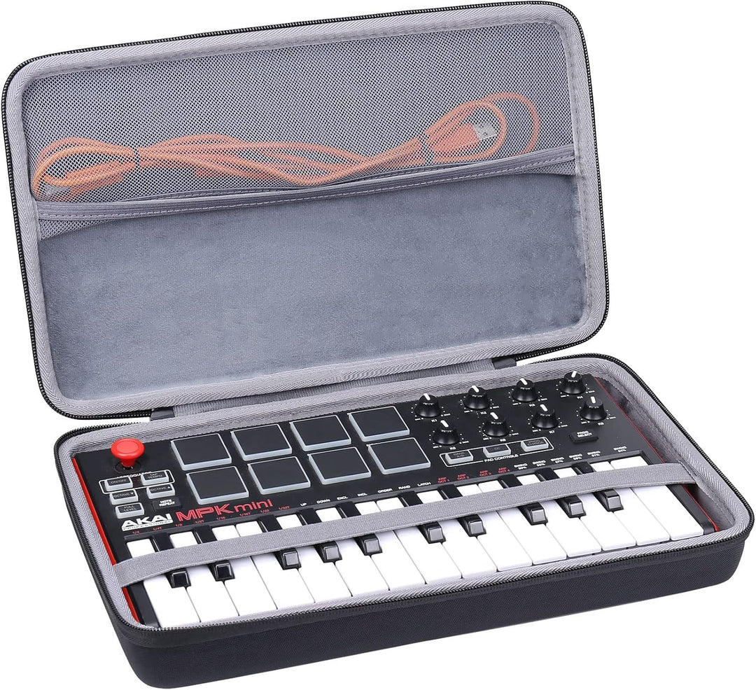 co2CREA Case Hart reiseschutzhülle Etui Tasche für AKAI Professional MPK Mini MK3 /MPK Mini MKII 25-