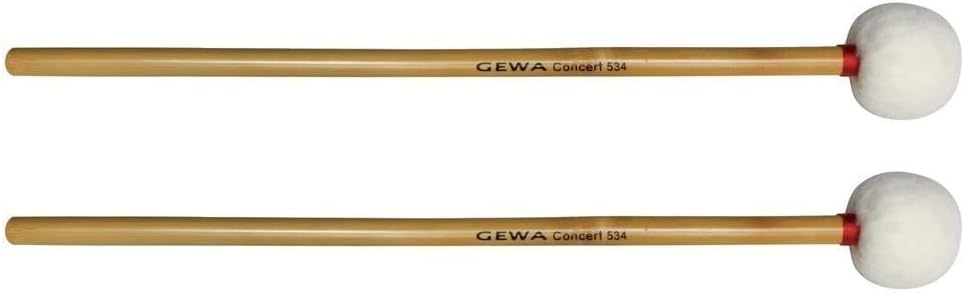 Gewa 534 Paukenschlägel, Bambusstiel Filzkopf gross