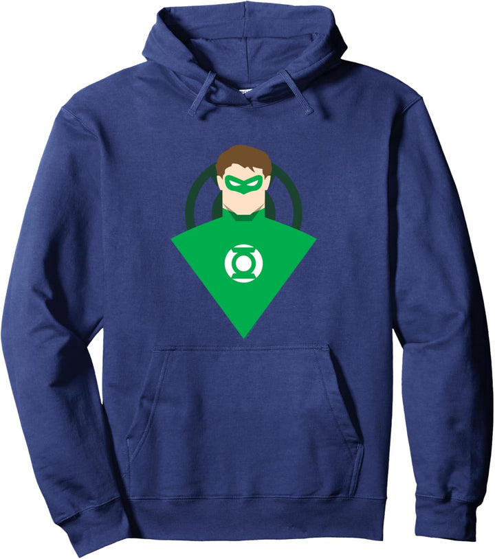 Green Lantern Simple Bust Pullover Hoodie