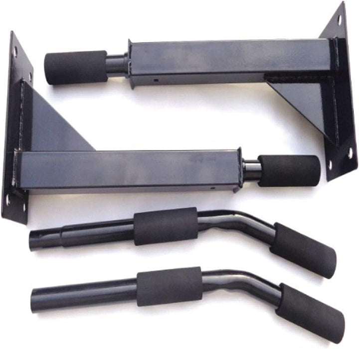 Trintion Klimmzugstange Wandmontage Pull Up Bar inkl. Zubehör Dip Station für Kraftsport Homegym Wan