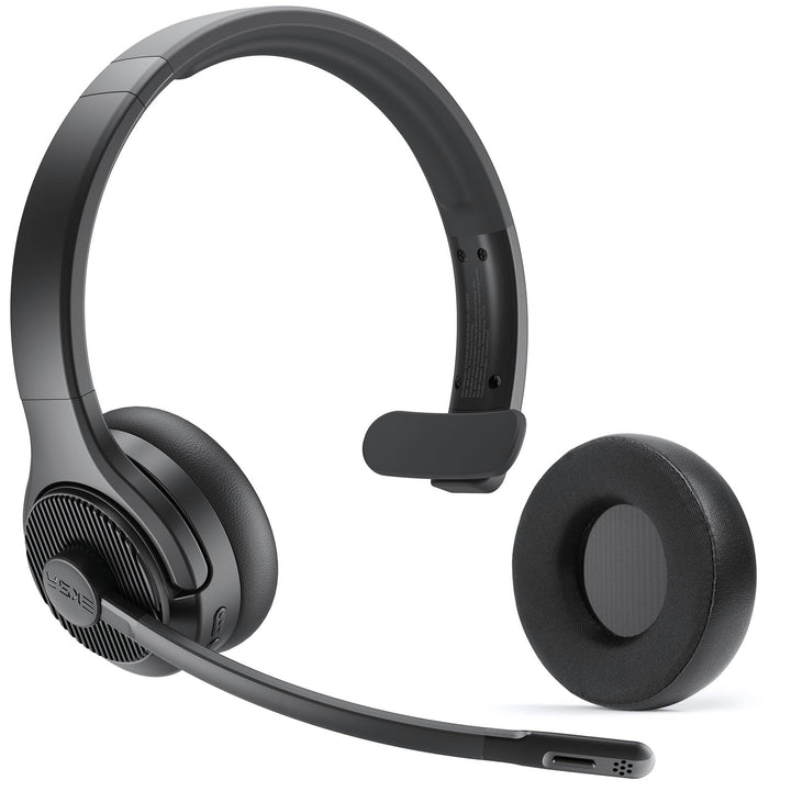EKSA H3 Bluetooth Headset mit Mikrofon, [65 Stdn Wiedergabezeit & 30M Reichweite] Wireless Headset M