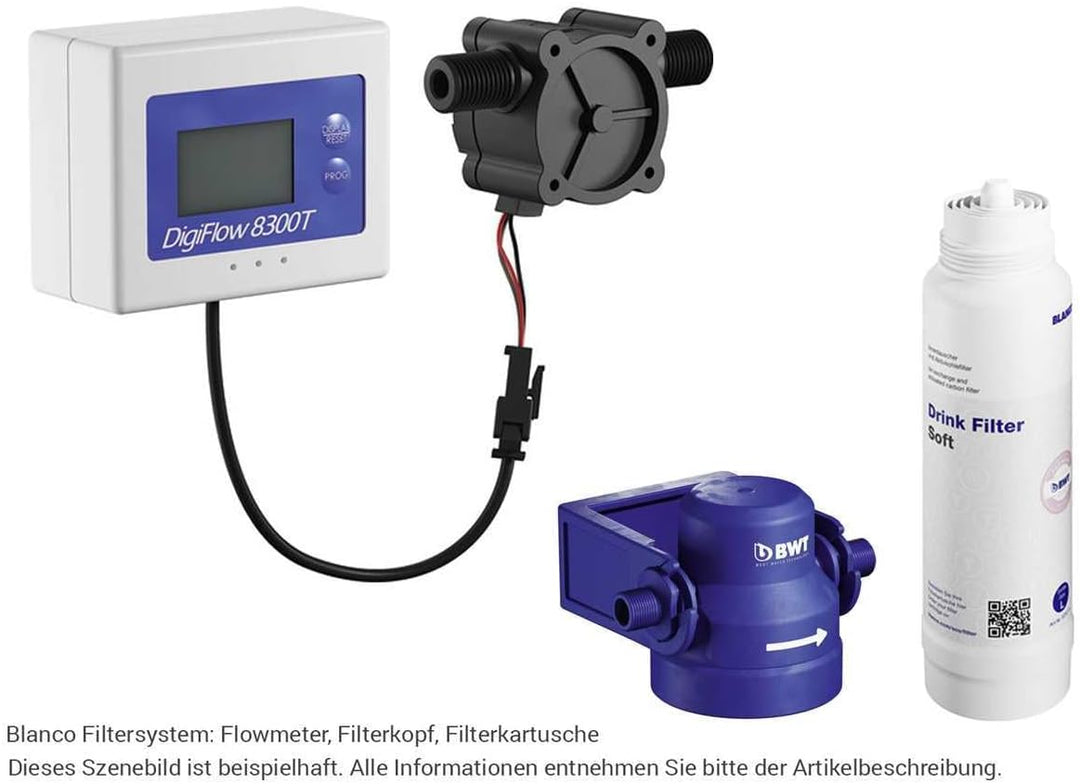 BLANCO drink.filter EVOL-S Pro schwarz matt | Wasseraufbereitungssystem | Veredeltes gefiltertes Was