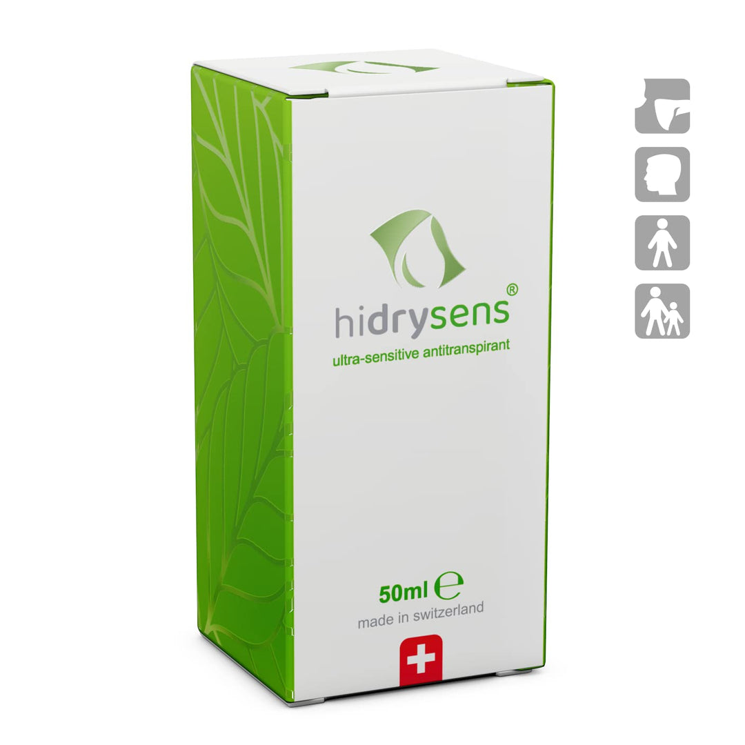 hidry sens Antitranspirant - kein Deo - ultra sensitives Antiperspirant mit Cooling-Effekt gegen Ach