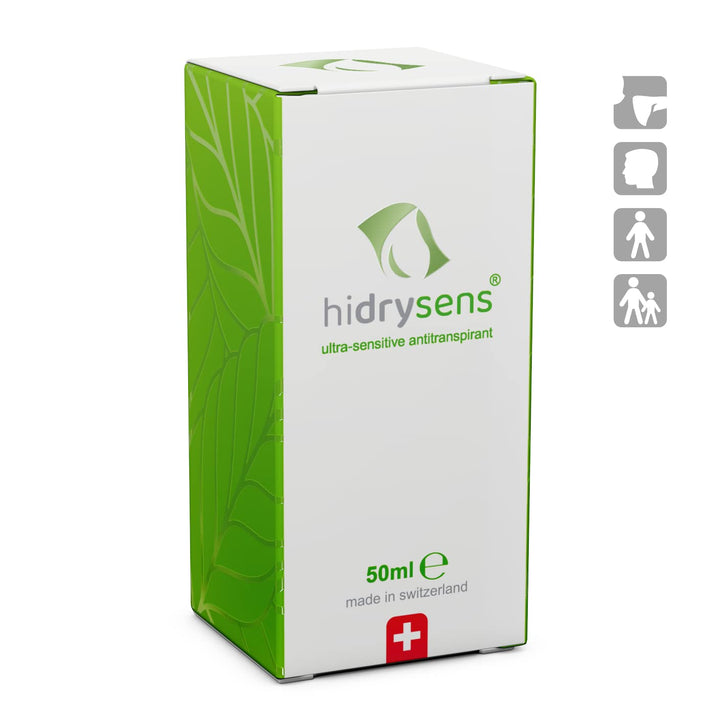 hidry sens Antitranspirant - kein Deo - ultra sensitives Antiperspirant mit Cooling-Effekt gegen Ach